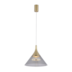 PENDENTE LED THOM 3000K 7W BIVOLT Ø19,5X18CM ALUMÍNIO E VIDRO DOURADO FOSCO | NORDECOR 2695 PENDENTE LED THOM 3000K 7W BIVOLT Ø19,5X18CM ALUMÍNIO E VIDRO DOURADO FOSCO | NORDECOR 2695