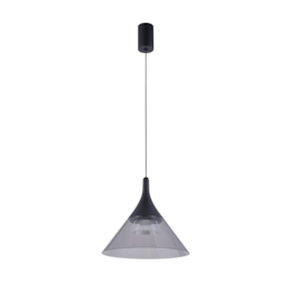 PENDENTE LED THOM 3000K 7W BIVOLT Ø19,5X18CM ALUMÍNIO E VIDRO PRETO | NORDECOR 2694 PENDENTE LED THOM 3000K 7W BIVOLT Ø19,5X18CM ALUMÍNIO E VIDRO PRETO | NORDECOR 2694