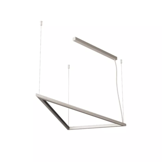 PENDENTE LED TRIAN TRIANGULAR 3000K 25W BIVOLT 60X30CM | BELLA ITALIA PE18100