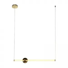 PENDENTE LED TUBE RETANGULAR 2700K 20W BIVOLT 90CM METAL E VIDRO BRONZE | +LUZ PE-104/90.27BRO PENDENTE LED TUBE RETANGULAR 2700K 20W BIVOLT 90CM METAL E VIDRO BRONZE | +LUZ PE-104/90.27BRO