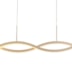 PENDENTE LED VINKA 3000K 36W BIVOLT Ø120CM ALUMÍNIO DOURADO| +LUZ PE-142/36.120DF PENDENTE LED VINKA 3000K 36W BIVOLT Ø120CM ALUMÍNIO DOURADO| +LUZ PE-142/36.120DF