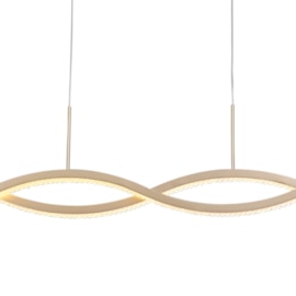 PENDENTE LED VINKA 3000K 36W BIVOLT Ø120CM ALUMÍNIO DOURADO| +LUZ PE-142/36.120DF PENDENTE LED VINKA 3000K 36W BIVOLT Ø120CM ALUMÍNIO DOURADO| +LUZ PE-142/36.120DF