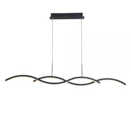 PENDENTE LED VINKA 3000K 36W BIVOLT Ø120CM ALUMÍNIO PRETO| +LUZ PE-142/36.120PT PENDENTE LED VINKA 3000K 36W BIVOLT Ø120CM ALUMÍNIO PRETO| +LUZ PE-142/36.120PT