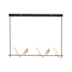 PENDENTE LED VOGEL ORI 3000K 50W BIVOLT 180X120CM DOURADO E PRETO | NORDECOR 2432