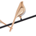 PENDENTE LED VOGEL ORI 3000K 50W BIVOLT 180X120CM DOURADO E PRETO | NORDECOR 2432
