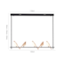 PENDENTE LED VOGEL ORI 3000K 50W BIVOLT 180X120CM DOURADO E PRETO | NORDECOR 2432