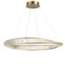 PENDENTE LED VOGUE 3000K 65W BIVOLT Ø80CM METAL E CRISTAL DOURADO | +LUZ PE-165/65.80DO PENDENTE LED VOGUE 3000K 65W BIVOLT Ø80CM METAL E CRISTAL DOURADO | +LUZ PE-165/65.80DO