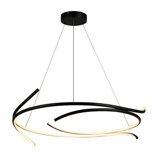 PENDENTE LED VOLTA 3000K 36W BIVOLT PRETO | STUDIOLUCE PD1777PT PENDENTE LED VOLTA 3000K 36W BIVOLT PRETO | STUDIOLUCE PD1777PT