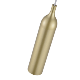 PENDENTE LED WISI 3000K 5W BIVOLT 15XØ3,1CM METAL DOURADO FOSCO | NORDECOR 2680