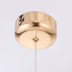 PENDENTE LED WONI 3000K 5W BIVOLT Ø21X180CM ALUMÍNIO E ACRÍLICO DOURADO BRILHO | NORDECOR 2414 PENDENTE LED WONI 3000K 5W BIVOLT Ø21X180CM ALUMÍNIO E ACRÍLICO DOURADO BRILHO | NORDECOR 2414