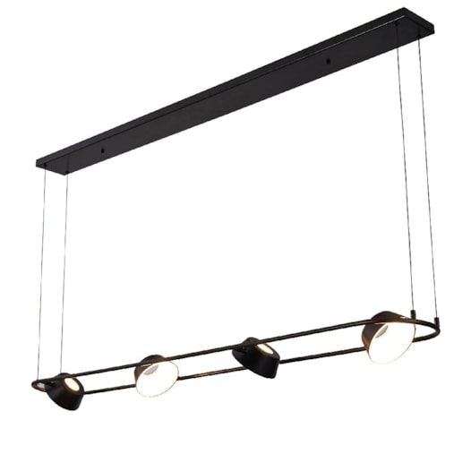 PENDENTE LED ZAVI 28W 3000K PRETO | NORDECOR 2548 PENDENTE LED ZAVI 28W 3000K PRETO | NORDECOR 2548
