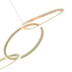 PENDENTE LED ZENA ORI 3000K 67W BIVOLT DOURADO FOSCO | NORDECOR 2597