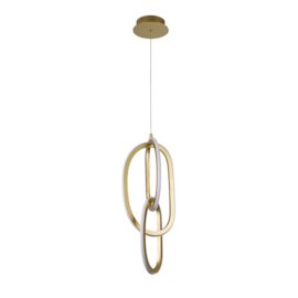 PENDENTE LED ZENA ORI 3000K 79W BIVOLT OURO CHAMPAGNE | NORDECOR 2712