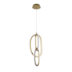 PENDENTE LED ZENA ORI 3000K 79W BIVOLT OURO CHAMPAGNE | NORDECOR 2712