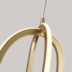 PENDENTE LED ZENA ORI 3000K 79W BIVOLT OURO CHAMPAGNE | NORDECOR 2712