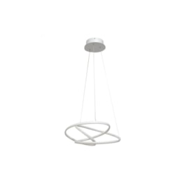 PENDENTE LED ZIG BIVOLT METAL BRANCO 70W 3000K | BELLA ILUMINAÇÃO TP001 PENDENTE LED ZIG BIVOLT METAL BRANCO 70W 3000K | BELLA ILUMINAÇÃO TP001