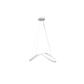 PENDENTE LED ZIG METAL BRANCO 52W 3000K| BELLA ILUMINAÇÃO TP002 PENDENTE LED ZIG METAL BRANCO 52W 3000K| BELLA ILUMINAÇÃO TP002