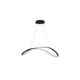 PENDENTE LED ZIG METAL PRETO E BRANCO 52W 3000K | BELLA ILUMINAÇÃO TP002B PENDENTE LED ZIG METAL PRETO E BRANCO 52W 3000K | BELLA ILUMINAÇÃO TP002B