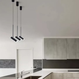 PENDENTE LED ZIONE 3000K 3W BIVOLT 3,5X38CM METAL E ACRÍLICO PRETO | STUDIOLUCE BLACK PD1488PT PENDENTE LED ZIONE 3000K 3W BIVOLT 3,5X38CM METAL E ACRÍLICO PRETO | STUDIOLUCE BLACK PD1488PT