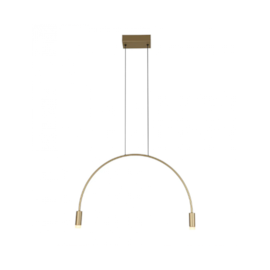 PENDENTE LED ZIONE 3000K 6W BIVOLT 37X60CM METAL E ACRÍLICO DOURADO | STUDIOLUCE PD1610DO PENDENTE LED ZIONE 3000K 6W BIVOLT 37X60CM METAL E ACRÍLICO DOURADO | STUDIOLUCE PD1610DO