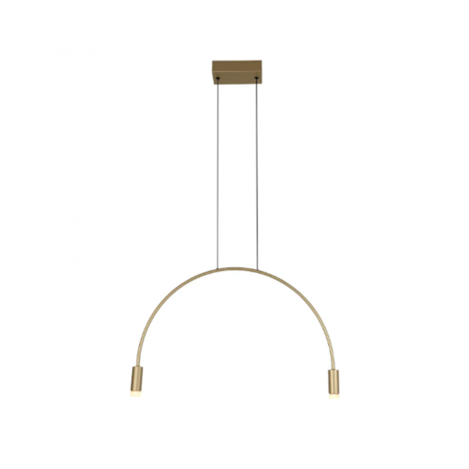 PENDENTE LED ZIONE 3000K 6W BIVOLT 37X60CM METAL E ACRÍLICO DOURADO | STUDIOLUCE PD1610DO PENDENTE LED ZIONE 3000K 6W BIVOLT 37X60CM METAL E ACRÍLICO DOURADO | STUDIOLUCE PD1610DO
