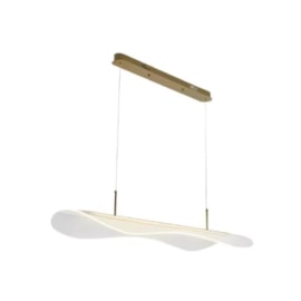 PENDENTE LED ZUTA 38W 3000K DOURADO FOSCO | NORDECOR 2492 PENDENTE LED ZUTA 38W 3000K DOURADO FOSCO | NORDECOR 2492