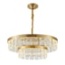 PENDENTE LED ZYLO 2 MOD 54W 3000K DOURADO BRILHO | NORDECOR 2773