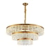 PENDENTE LED ZYLO 3 MOD 105W 3000K DOURADO BRILHO | NORDECOR 2774