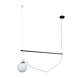 PENDENTE LUKO LIN 300X90X20CM METAL E VIDRO PRETO E DOURADO | NORDECOR 2123 PENDENTE LUKO LIN 300X90X20CM METAL E VIDRO PRETO E DOURADO | NORDECOR 2123