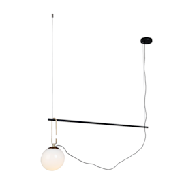 PENDENTE LUKO LIN 300X90X20CM METAL E VIDRO PRETO E DOURADO | NORDECOR 2123 PENDENTE LUKO LIN 300X90X20CM METAL E VIDRO PRETO E DOURADO | NORDECOR 2123