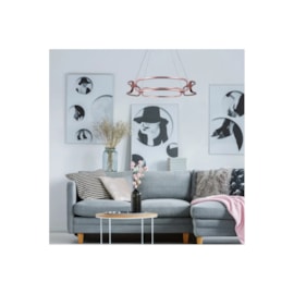 PENDENTE LÚMINA ROSE GOLD 45X45X9.5CM 1X37W 3000K | BELLA ILUMINAÇÃO BB006E PENDENTE LÚMINA ROSE GOLD 45X45X9.5CM 1X37W 3000K | BELLA ILUMINAÇÃO BB006E