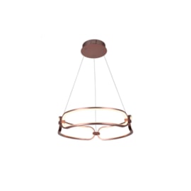 PENDENTE LÚMINA ROSE GOLD 45X45X9.5CM 1X37W 3000K | BELLA ILUMINAÇÃO BB006E PENDENTE LÚMINA ROSE GOLD 45X45X9.5CM 1X37W 3000K | BELLA ILUMINAÇÃO BB006E
