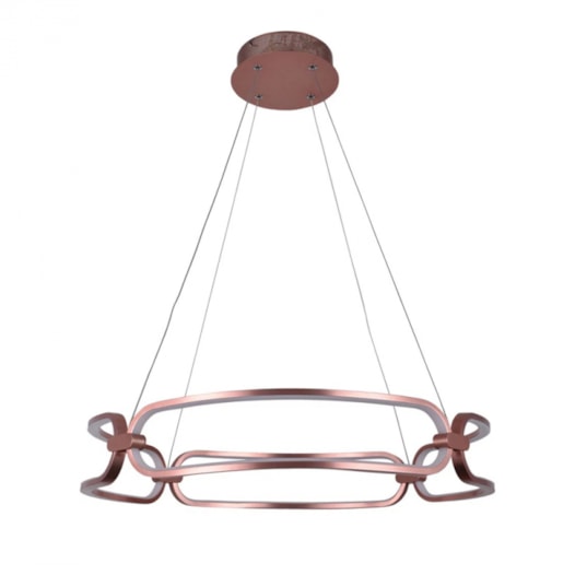 PENDENTE LÚMINA ROSE GOLD 60X9.5CM 1X50W 3000K | BELLA ILUMINAÇÃO BB007E