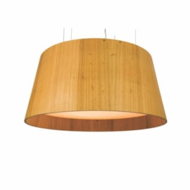 PENDENTE MADEIRA CÔNICO LISO 4L E27 Ø750X350MM | ACCORD 255 PENDENTE MADEIRA CÔNICO LISO 4L E27 Ø750X350MM | ACCORD 255
