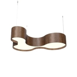 PENDENTE MADEIRA ORGÂNICO SEMI CIÍNDRICO KS 7L E27 1000X680X200MM | ACCORD 291 PENDENTE MADEIRA ORGÂNICO SEMI CIÍNDRICO KS 7L E27 1000X680X200MM | ACCORD 291