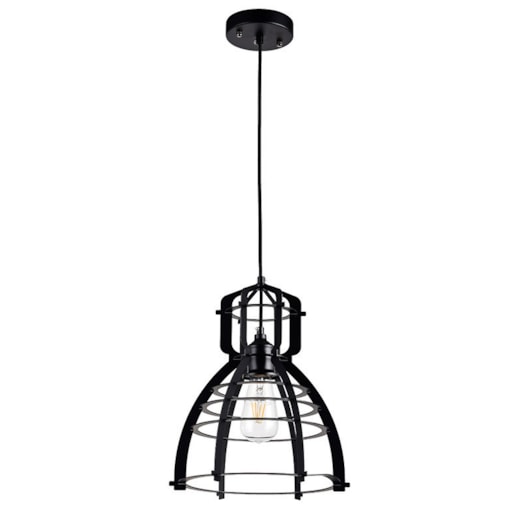 PENDENTE MANNER Ø29,5X35CM METAL PRETO ARAMADO | STUDIOLUCE WHITE PD852 PENDENTE MANNER Ø29,5X35CM METAL PRETO ARAMADO | STUDIOLUCE WHITE PD852