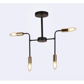 PENDENTE MAX. 40W E27×4, METAL+VIDRO BRANCO | SINDORA DCD01317W-4 PENDENTE MAX. 40W E27×4, METAL+VIDRO BRANCO | SINDORA DCD01317W-4