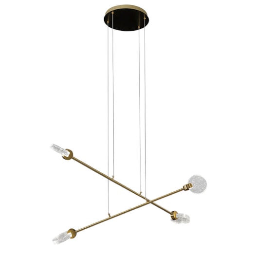 PENDENTE MAYA 12W 3000K DOURADO | STUDIOLUCE BLACK PD1473 PENDENTE MAYA 12W 3000K DOURADO | STUDIOLUCE BLACK PD1473