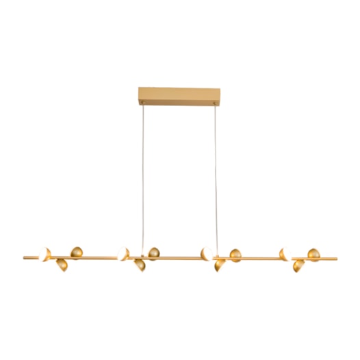 PENDENTE MEZZO LINEAR DOURADO 1000X85 LED 30W 3000K 1950LM BIVOLT | USINA IMPORTS UI20170/103DRDR