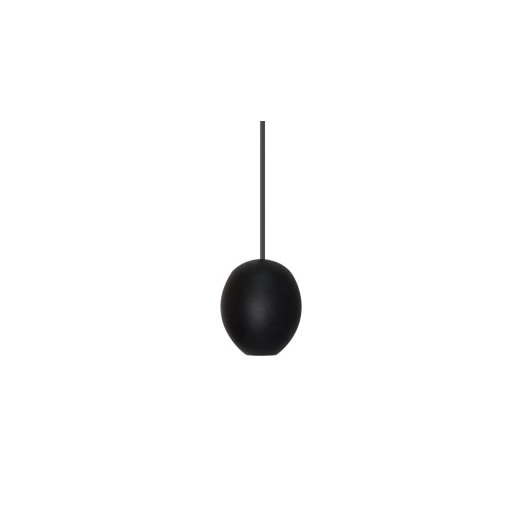 PENDENTE MINI GLOBE PRETO 4,5W 3000K | ROMALUX P0032