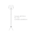 PENDENTE MINI TUBE L BRANCO 7W 3000K | ROMALUX P0045