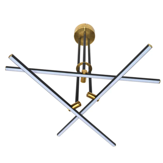 PENDENTE MOB 3XLED 10W BIVOLT 60X53X57CM METAL DOURADO E PRETO | BELLA ILUMINAÇÃO EY002 PENDENTE MOB 3XLED 10W BIVOLT 60X53X57CM METAL DOURADO E PRETO | BELLA ILUMINAÇÃO EY002