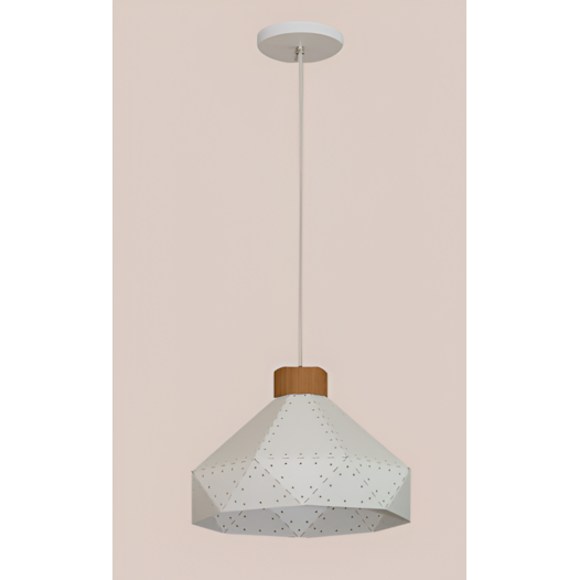PENDENTE MODELO CIRCUS 30X30X21,5CM BULBO A60 VINTAGE E27 | BELLUCE G17631