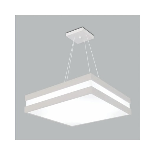 PENDENTE MODULAR QUADRADO 47X47CM ALUMÍNIO E ACRÍLICO | USINA 3801/46 PENDENTE MODULAR QUADRADO 47X47CM ALUMÍNIO E ACRÍLICO | USINA 3801/46