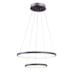 PENDENTE MONTREAL LED 40W 3000K Ø60+Ø50+Ø40X2CM ALUMÍNIO PRETO | STUDIOLUCE WHITE QPD1303-PT PENDENTE MONTREAL LED 40W 3000K Ø60+Ø50+Ø40X2CM ALUMÍNIO PRETO | STUDIOLUCE WHITE QPD1303-PT
