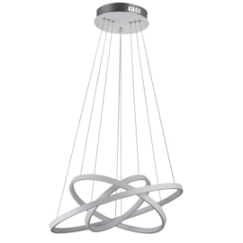 PENDENTE MONTREAL LED 89W 3000K Ø60+Ø50+Ø40X2CM ALUMÍNIO BRANCO | STUDIOLUCE WHITE QPD1303-BR PENDENTE MONTREAL LED 89W 3000K Ø60+Ø50+Ø40X2CM ALUMÍNIO BRANCO | STUDIOLUCE WHITE QPD1303-BR