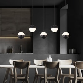 PENDENTE MOON 7W 3000K PRETO | STUDIOLUCE BLACK PD1522PT PENDENTE MOON 7W 3000K PRETO | STUDIOLUCE BLACK PD1522PT