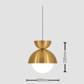 PENDENTE MOON KAKALI Ø200MM 1L | TKS 1717 PENDENTE MOON KAKALI Ø200MM 1L | TKS 1717