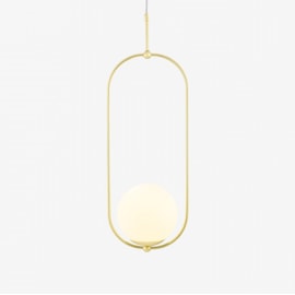 PENDENTE MOON PINTURA AÇO/ALUMÍNIO | GOLDEN-ART T2002PI