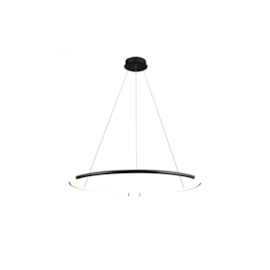 PENDENTE NÉBULA PRETO E BRANCO 87X87CM 1X35W 3000K | BELLA ILUMINAÇÃO DW005SB